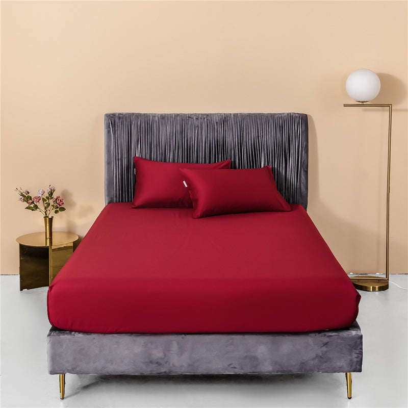 Hotel Luxury Cotton Flat Sheet — Crisp High-Thread-Count Bed Sheet for Bedroom Upgrade