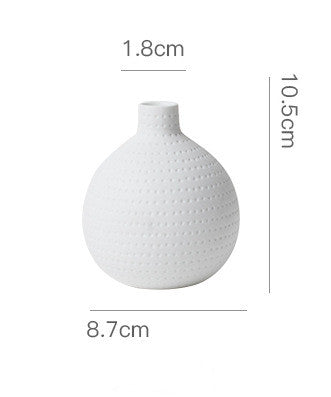 Creative Ceramic Vase — Modern Decorative Vase for Shelf, Coffee Table & Entryway