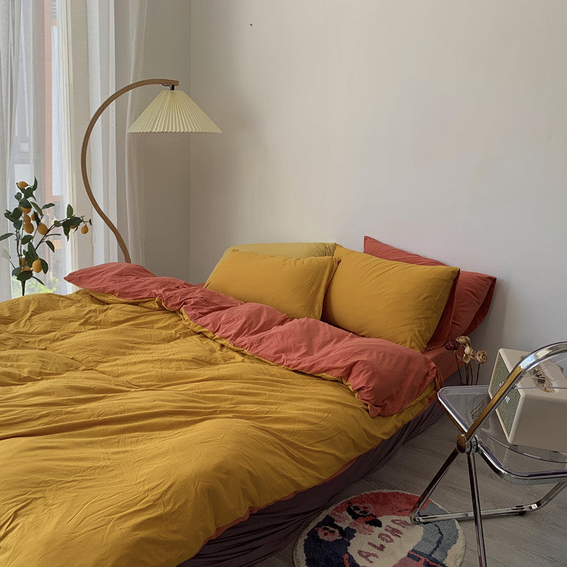 Cotton Bedding Set — Soft Everyday Duvet Cover Set for Bedroom Refresh & Better Sleep