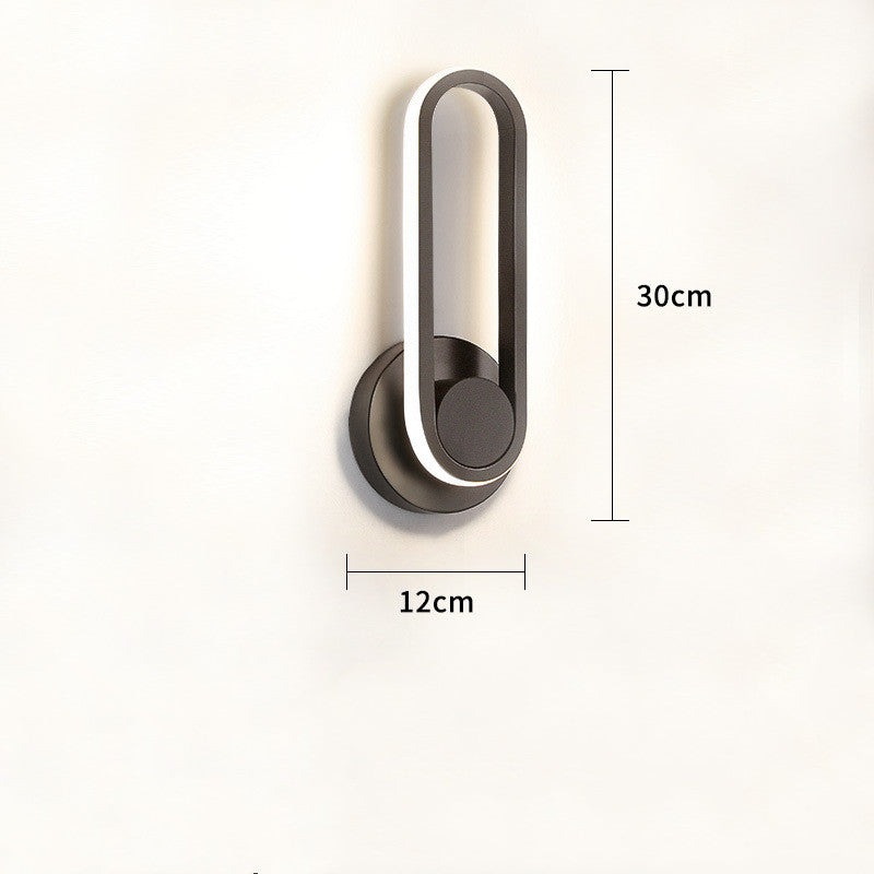 Modern Bedside Lamp — Contemporary Nightstand Light for Bedroom Reading & Ambient Lighting
