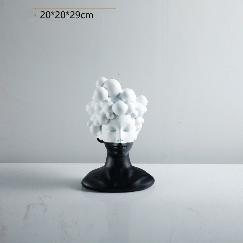 Abstract Female Form Vase — Artistic Decorative Vase for Shelf, Desk & Home Decor Display