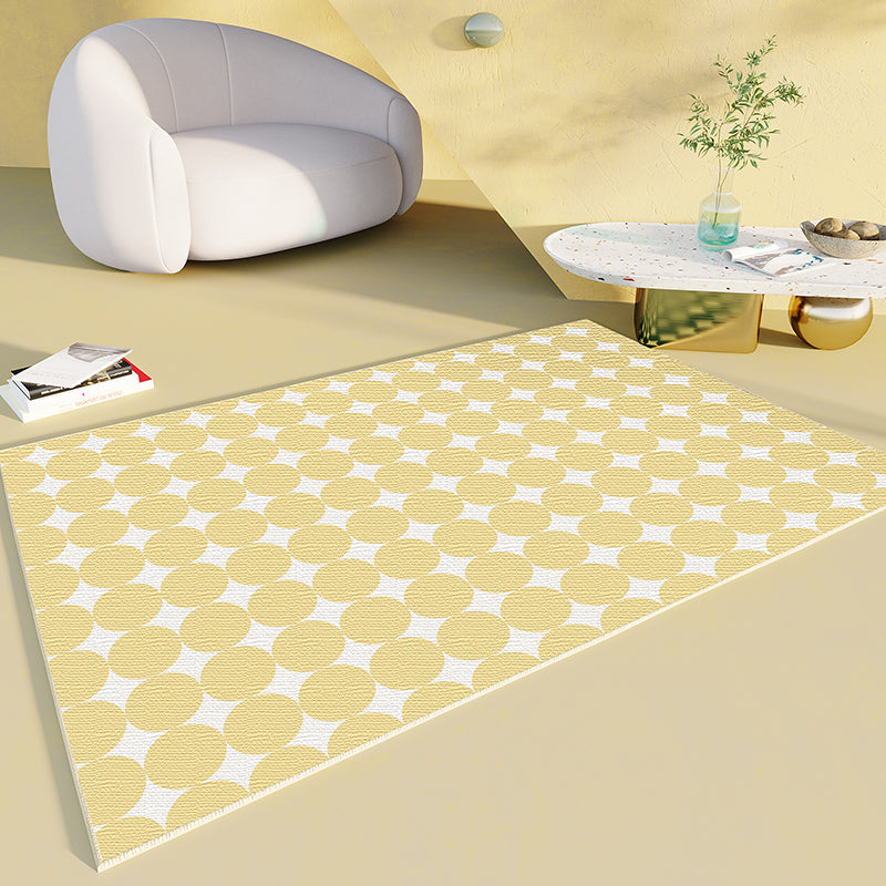 Checkerboard Area Rug — Modern Black & White Living Room Rug for Bold Interior Styling