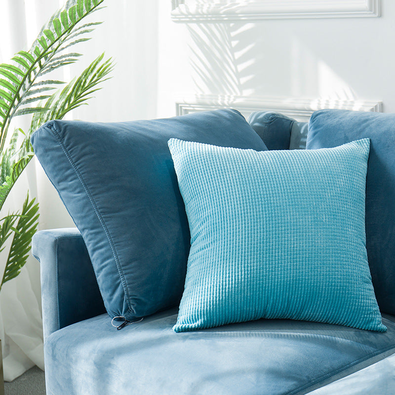 Minimalist Velvet Cushion Cover — Luxury Soft Throw Pillow Case for Sofa & Bedroom