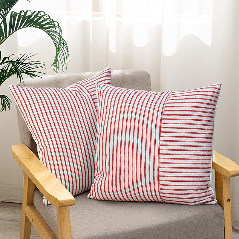 Modern Decorative Cushion Cover — Contemporary Patterned Throw Pillow Case for Sofa & Living Room