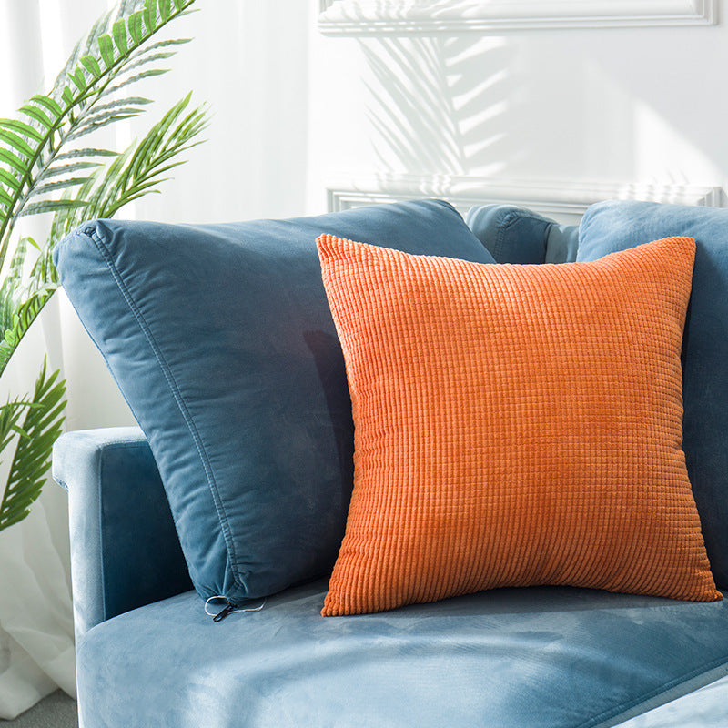 Minimalist Velvet Cushion Cover — Luxury Soft Throw Pillow Case for Sofa & Bedroom