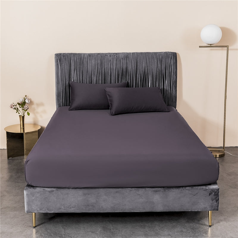 Hotel Luxury Cotton Flat Sheet — Crisp High-Thread-Count Bed Sheet for Bedroom Upgrade