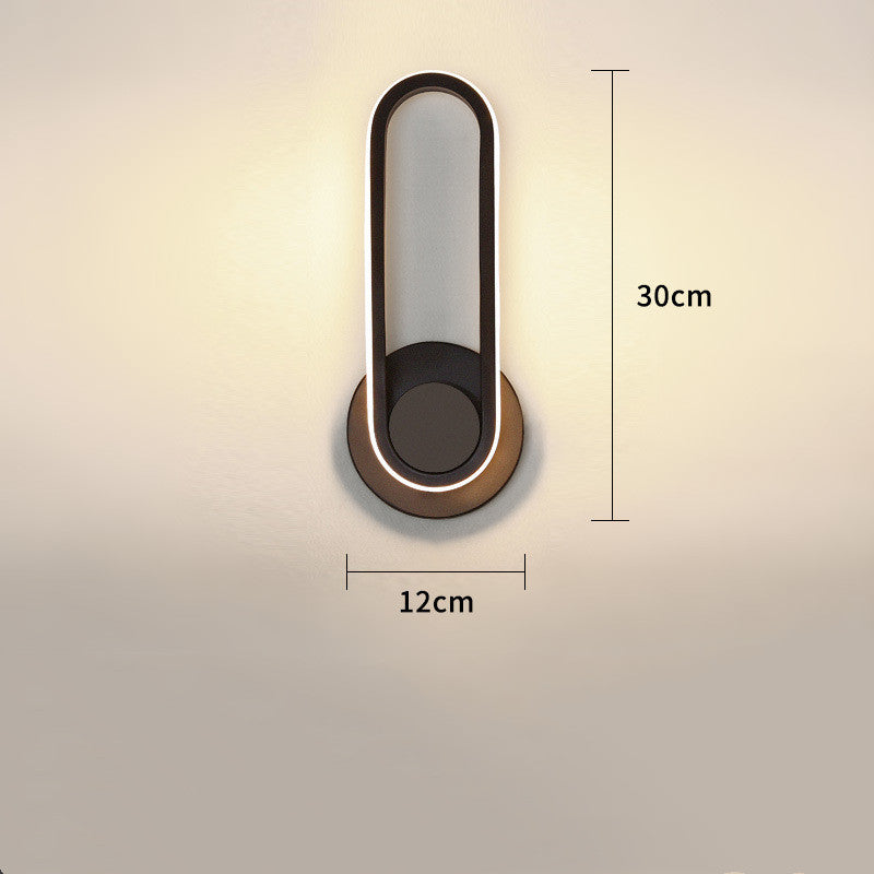 Modern Bedside Lamp — Contemporary Nightstand Light for Bedroom Reading & Ambient Lighting