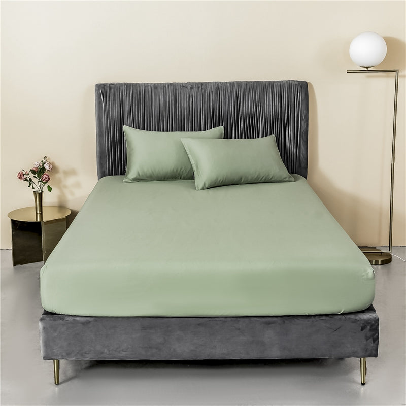 Hotel Luxury Cotton Flat Sheet — Crisp High-Thread-Count Bed Sheet for Bedroom Upgrade