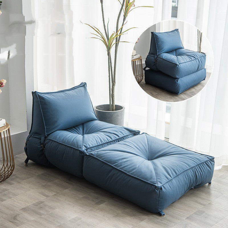 Lounge Floor Chair — Foldable Frameless Chair for Bedroom, Living Room & Small Spaces
