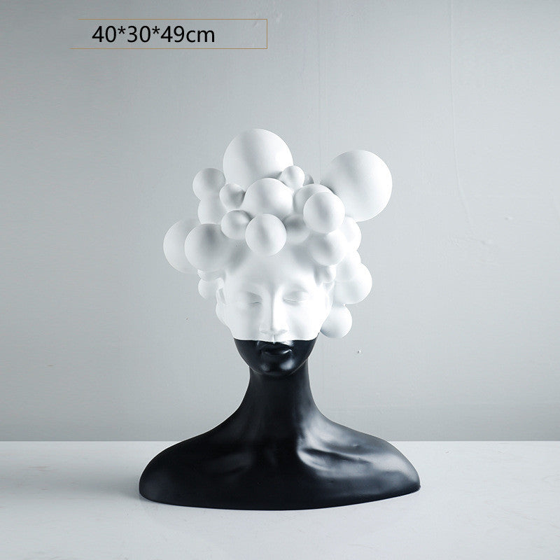 Abstract Female Form Vase — Artistic Decorative Vase for Shelf, Desk & Home Decor Display
