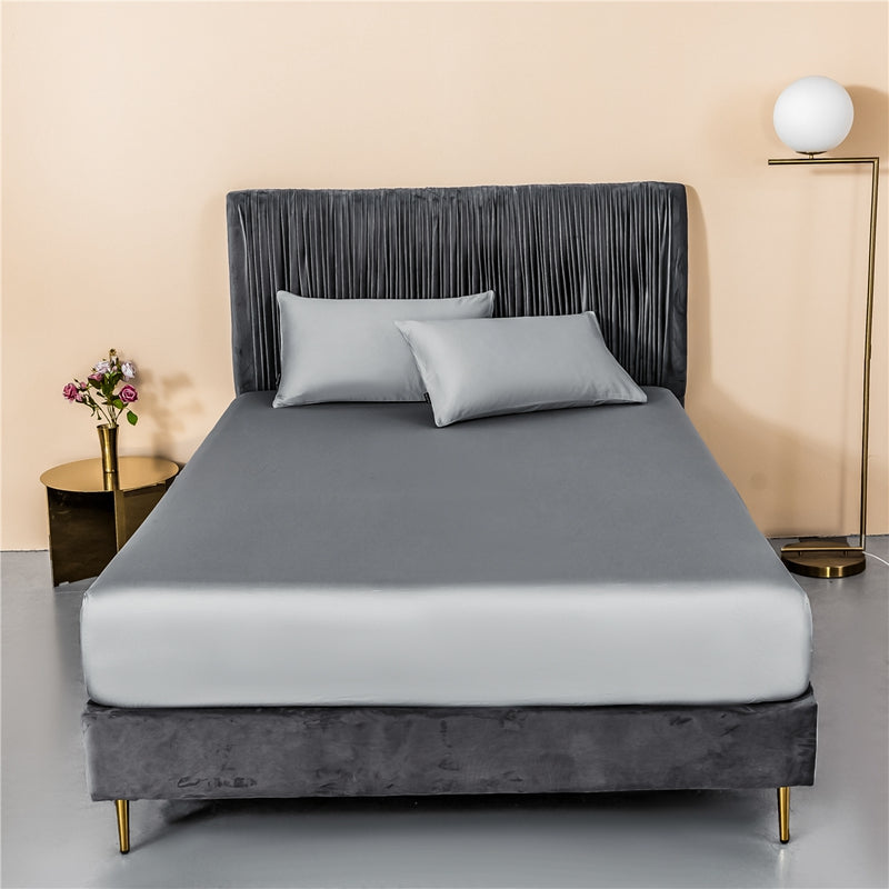 Hotel Luxury Cotton Flat Sheet — Crisp High-Thread-Count Bed Sheet for Bedroom Upgrade