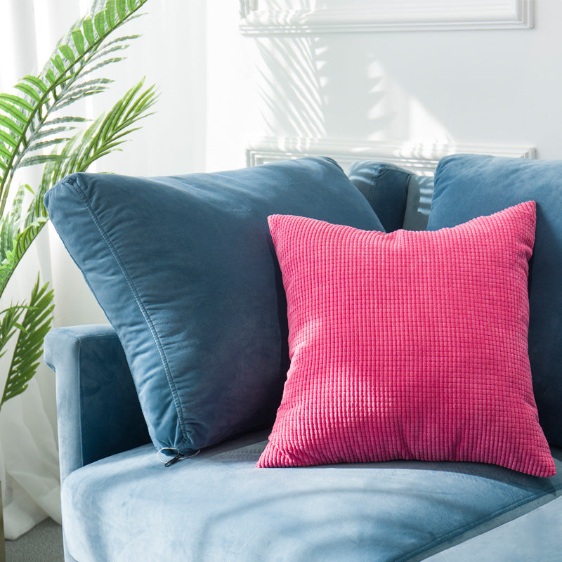 Minimalist Velvet Cushion Cover — Luxury Soft Throw Pillow Case for Sofa & Bedroom