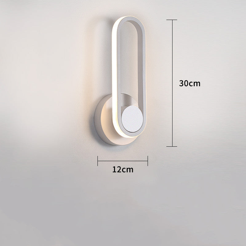 Modern Bedside Lamp — Contemporary Nightstand Light for Bedroom Reading & Ambient Lighting