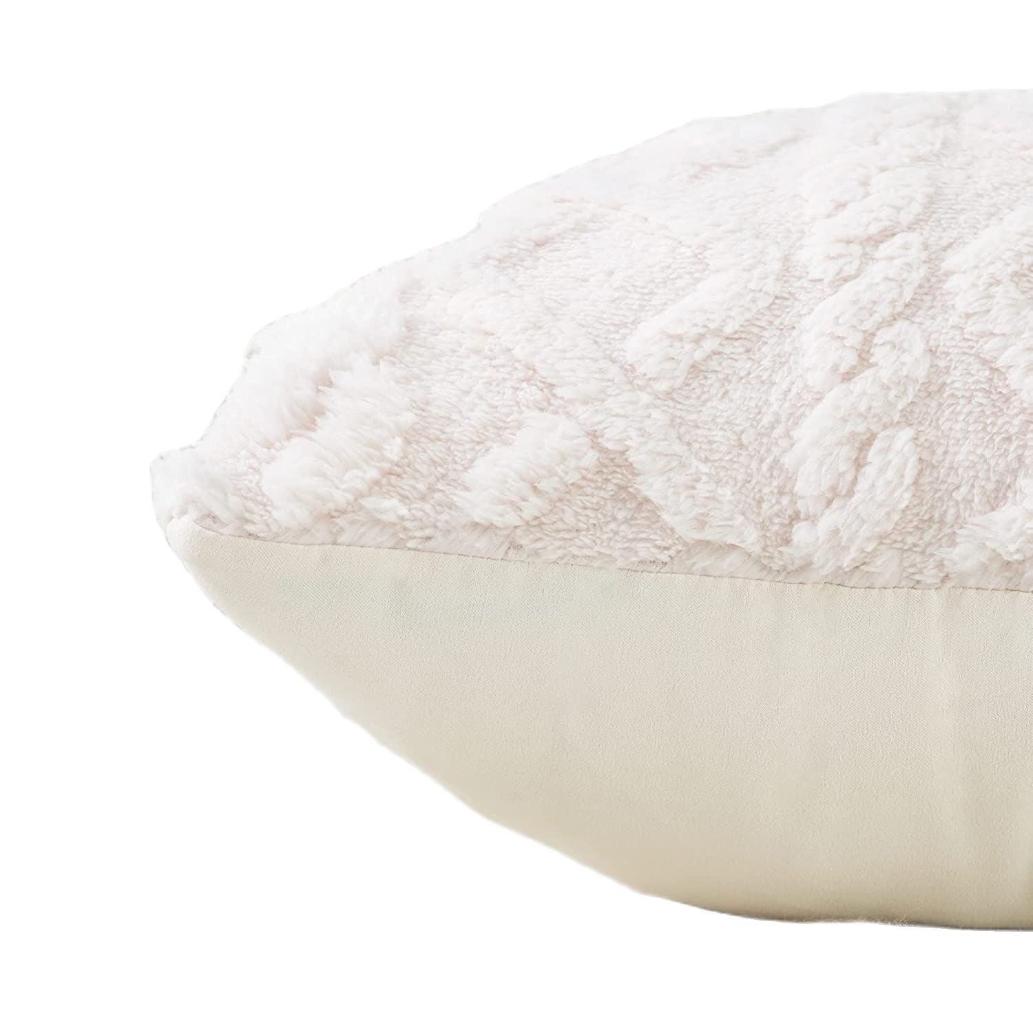 Plush Cushion Cover — Ultra-Soft Fluffy Throw Pillow Case for Sofa, Bed & Living Room