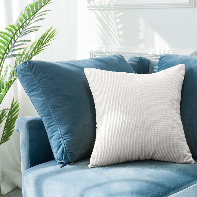 Minimalist Velvet Cushion Cover — Luxury Soft Throw Pillow Case for Sofa & Bedroom