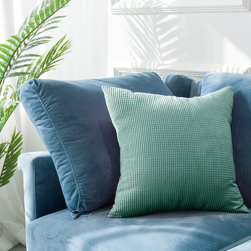 Minimalist Velvet Cushion Cover — Luxury Soft Throw Pillow Case for Sofa & Bedroom