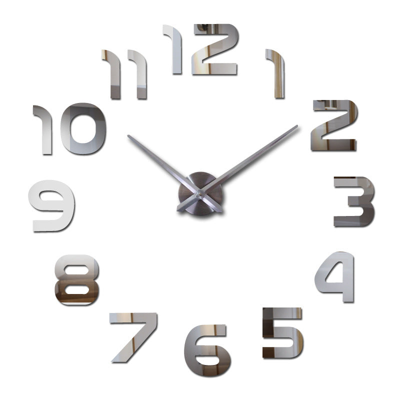 Modern Acrylic Wall Clock — Large Silent Wall Clock for Living Room, Office & Bedroom
