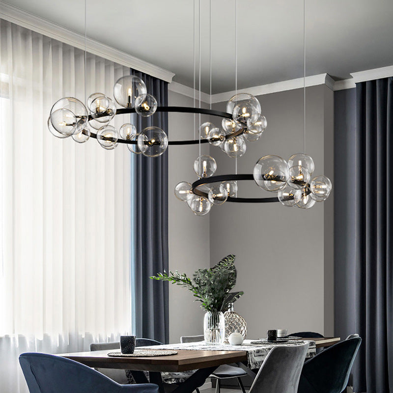 Modern Luxury Chandelier — Elegant Pendant Ceiling Light for Dining Room & Entryway