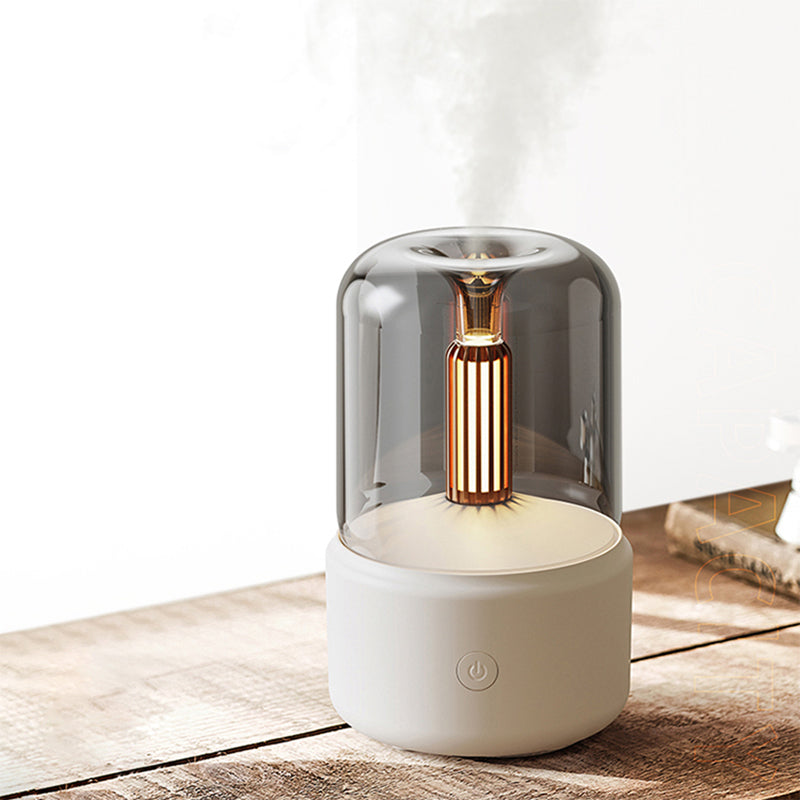 Candle Aroma Diffuser — Decorative Essential Oil Diffuser & Ambient Light for Home