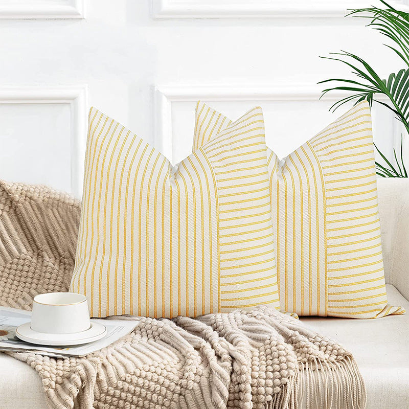 Modern Decorative Cushion Cover — Contemporary Patterned Throw Pillow Case for Sofa & Living Room