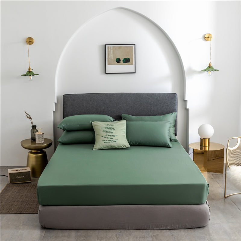 Hotel Luxury Cotton Flat Sheet — Crisp High-Thread-Count Bed Sheet for Bedroom Upgrade