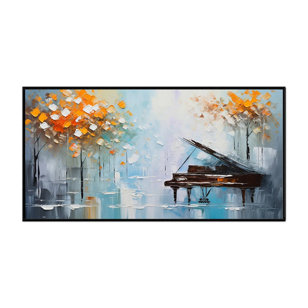 Palette Knife Tree Oil Painting — Original Handmade Wall Art for Living Room, Bedroom & Dining Room