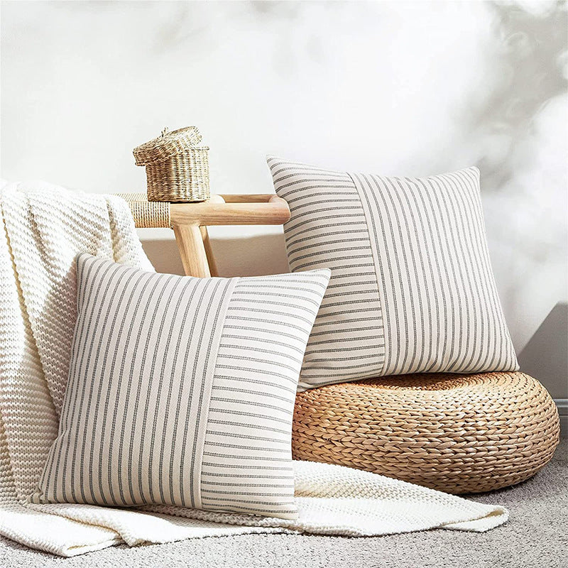 Modern Decorative Cushion Cover — Contemporary Patterned Throw Pillow Case for Sofa & Living Room