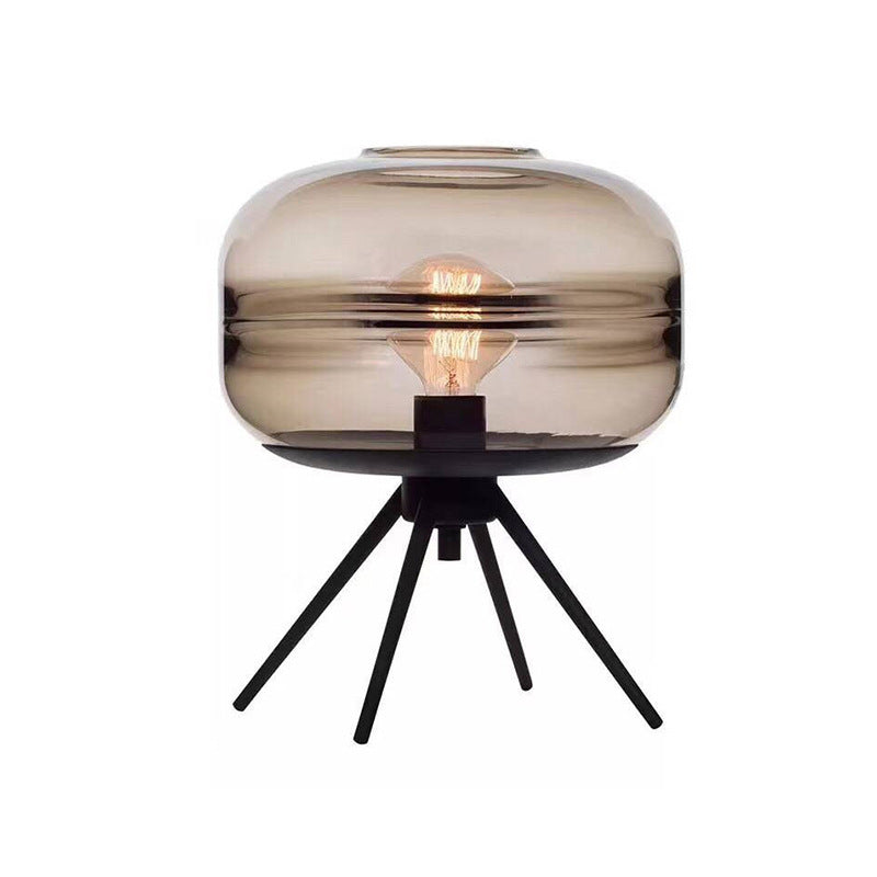 Glass Desk Lamp — Creative Modern Table Light for Home Office, Bedroom & Study