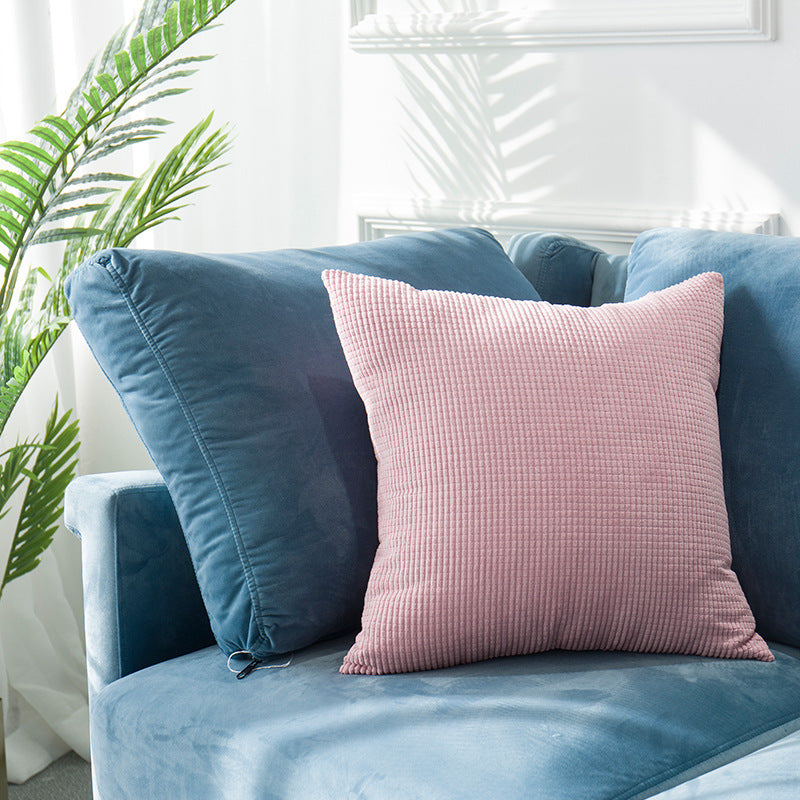 Minimalist Velvet Cushion Cover — Luxury Soft Throw Pillow Case for Sofa & Bedroom