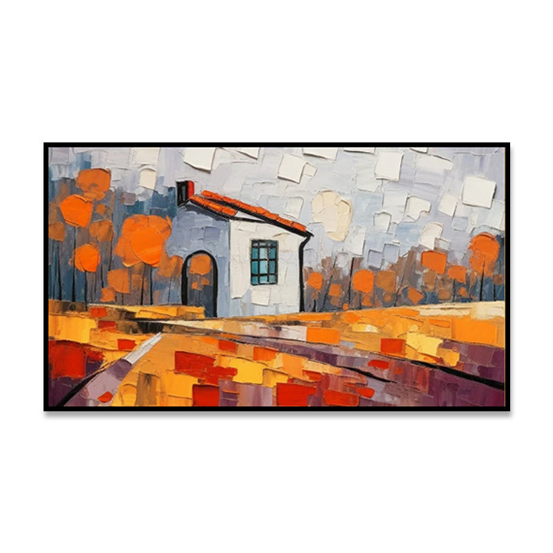 Serene Countryside Wall Art — Landscape Print for Living Room, Bedroom & Small Space