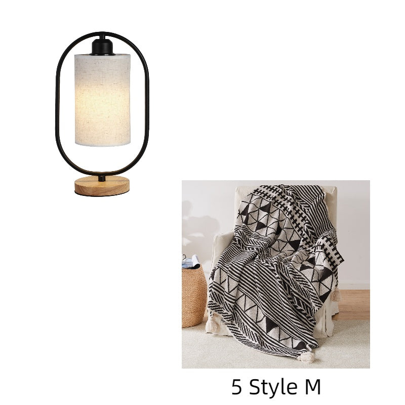 Nordic Modern Table Lamp — Warm Bedside Light for Cosy Bedroom & Reading Nook