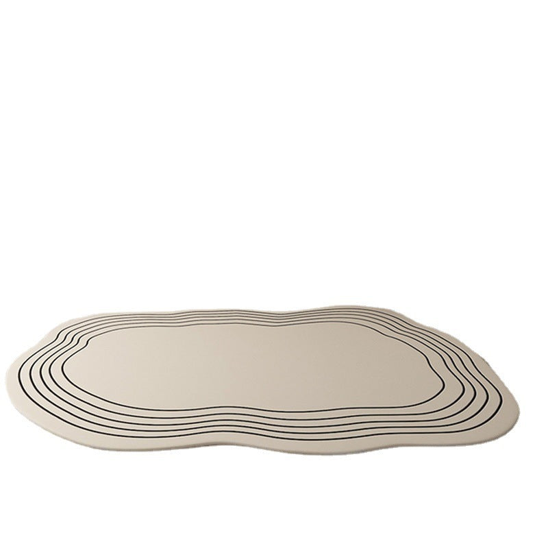 Modern Minimalist Area Rug — Neutral Living Room Rug for Apartment & Open Plan Spaces