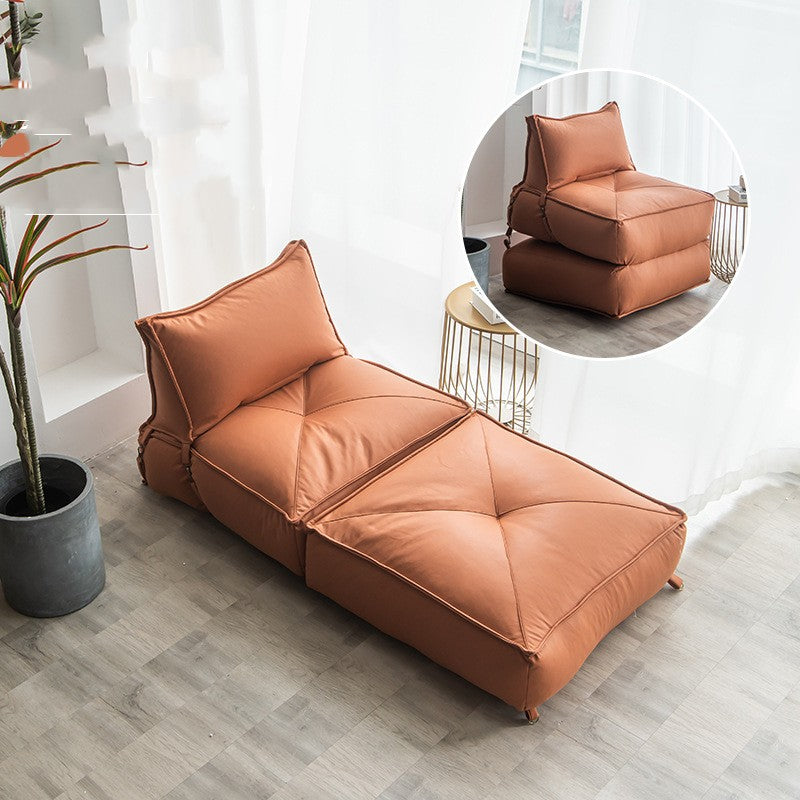 Lounge Floor Chair — Foldable Frameless Chair for Bedroom, Living Room & Small Spaces