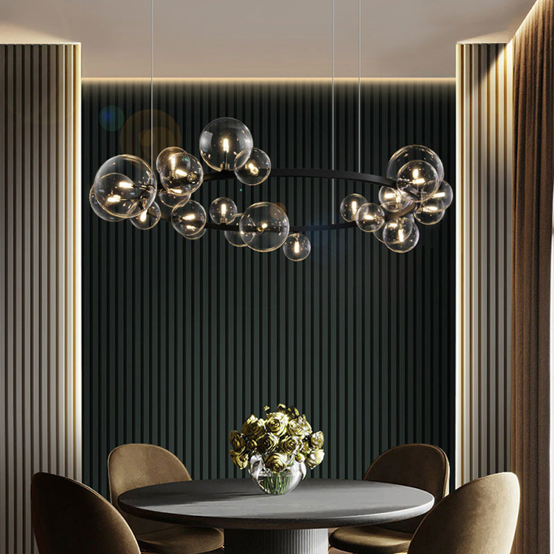 Modern Luxury Chandelier — Elegant Pendant Ceiling Light for Dining Room & Entryway