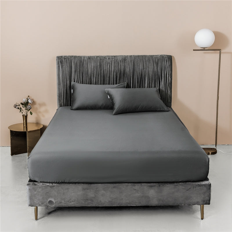 Hotel Luxury Cotton Flat Sheet — Crisp High-Thread-Count Bed Sheet for Bedroom Upgrade