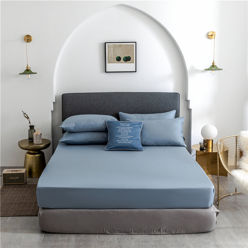 Hotel Luxury Cotton Flat Sheet — Crisp High-Thread-Count Bed Sheet for Bedroom Upgrade
