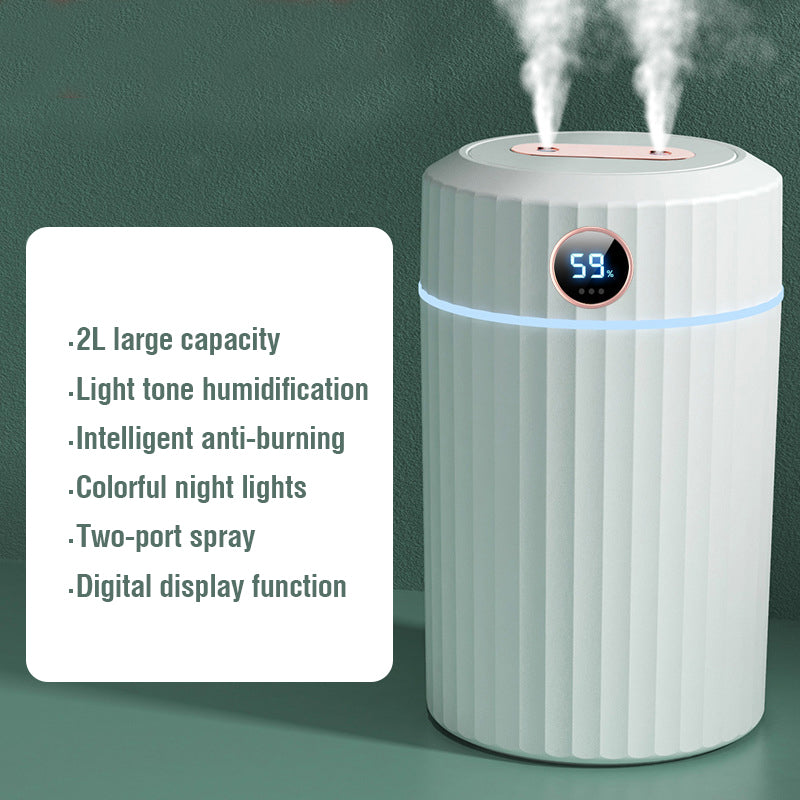 Aromatherapy Humidifier — Silent Bedroom Diffuser for Home Ambience & Better Sleep