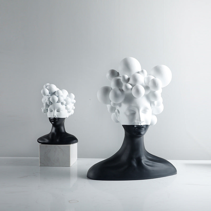 Abstract Female Form Vase — Artistic Decorative Vase for Shelf, Desk & Home Decor Display