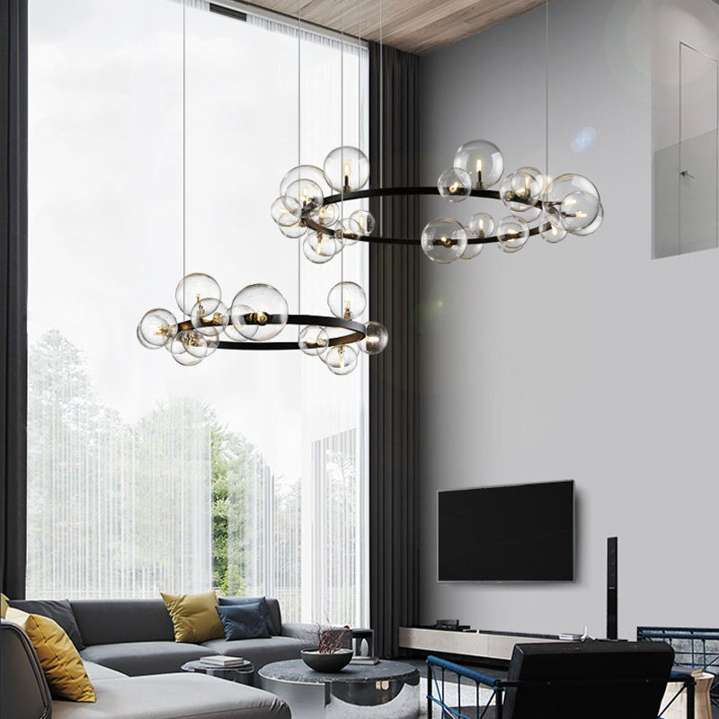 Modern Luxury Chandelier — Elegant Pendant Ceiling Light for Dining Room & Entryway